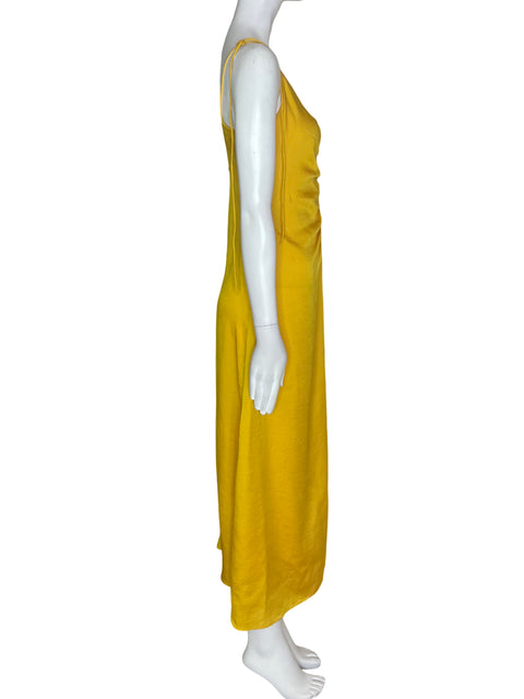 Vestido Sandro Midi Tiras Amarillo - Talla S