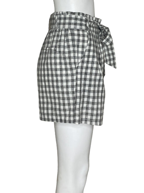 Short She+sky Cuadros Pinzas Gris - Talla S