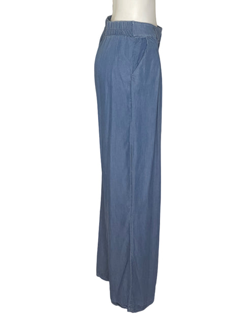 Pantalón Haute Monde Fluido Palazo Azul - Talla M