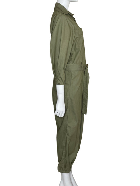 Mono Pink Filosofy Camisero Cinturón Verde - Talla M