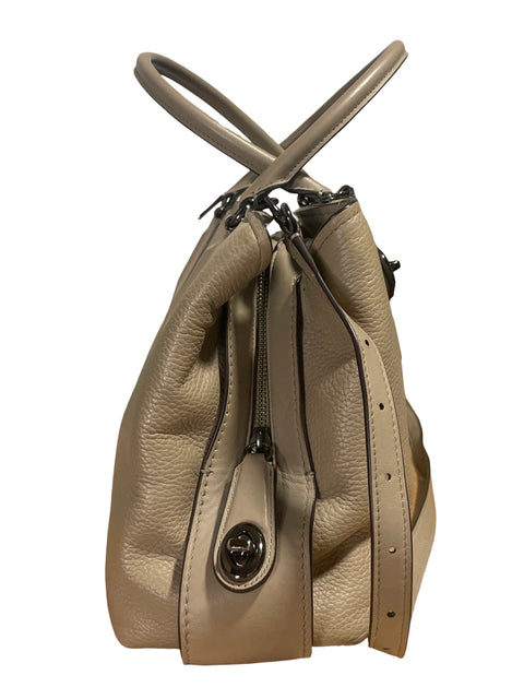Cartera Coach Cuero Beige - Talla U