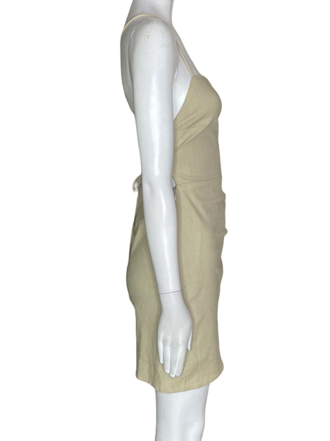 Vestido Mable Mini Liso Beige - Talla M