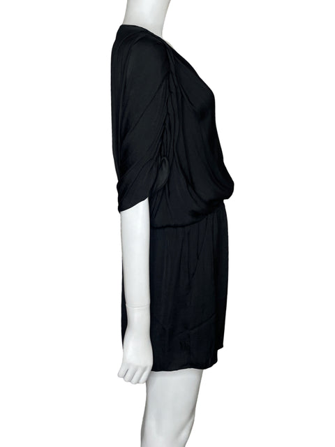 Romper Naked Zebra Fluido Pinzas Negro - Talla M