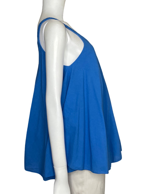 Blusa Jot Sin mangas Fluido Azul - Talla L