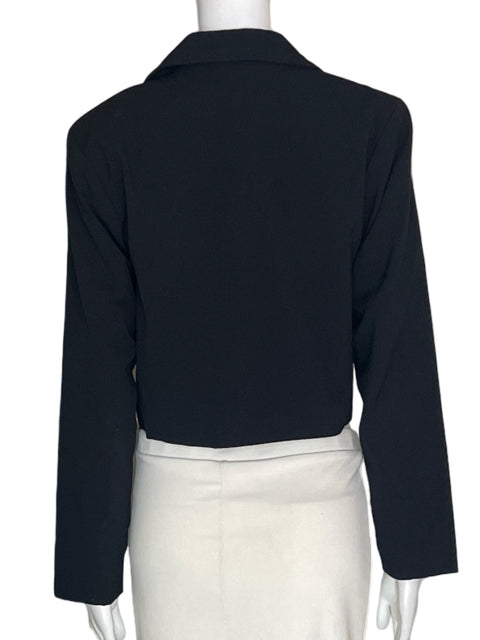 Blusa Wild Fable Liso Short Negro - Talla XS