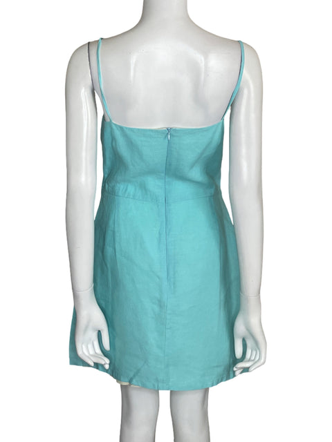 Vestido La Brise Mini Tirantes Azul - Talla L