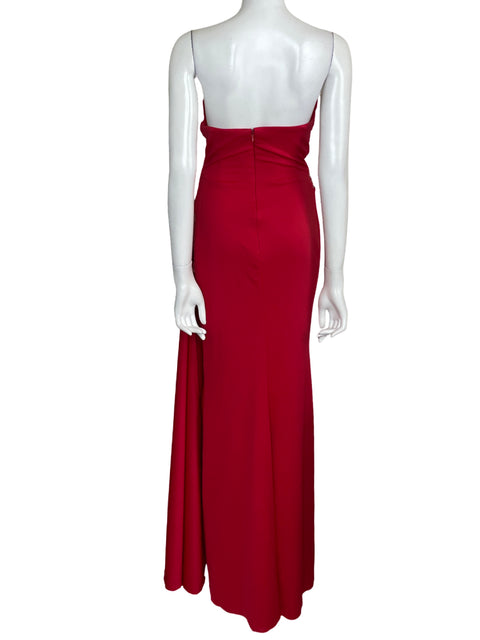 Vestido Jovani Fitted embellished Rojo - Talla 4