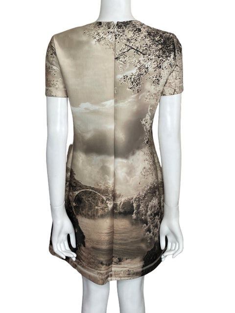 Vestido Bcbg Paisaje Mini Beige - Talla 8