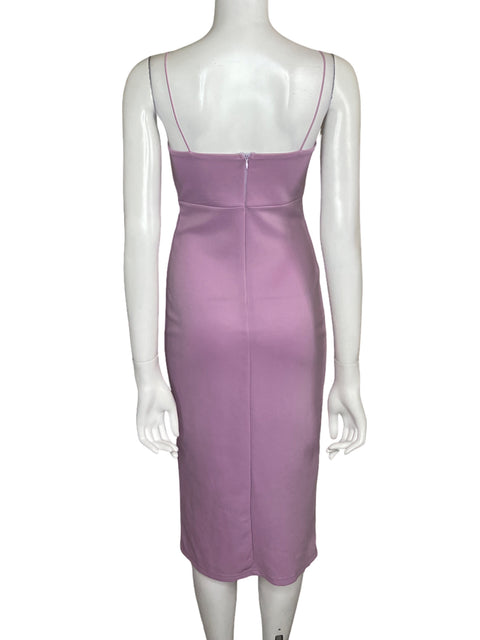 Vestido Lyaner Midi Asimétrico Rosado - Talla S