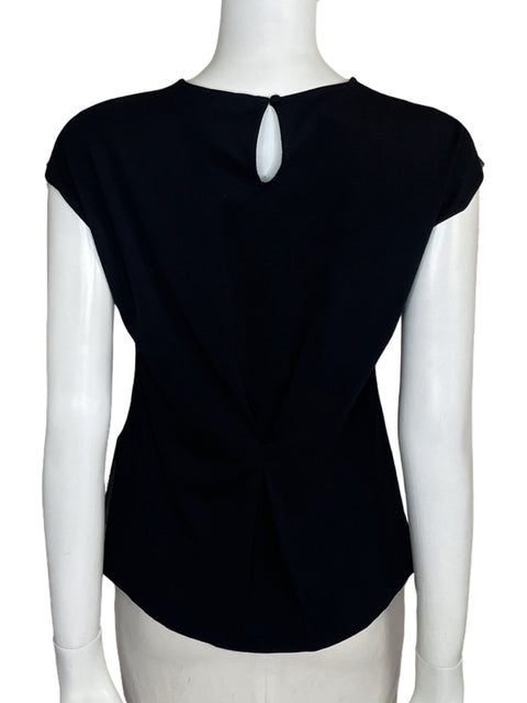 Blusa Bcbg Lentejuelas Sin mangas Negro - Talla S