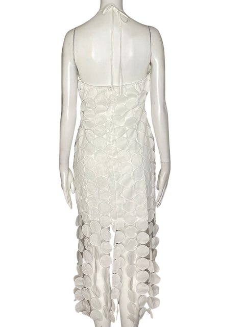 Vestido Bela Nova Midi Tejido Blanco - Talla L