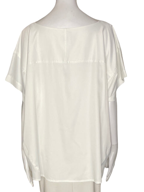 Blusa Mev Liso Sin mangas Blanco - Talla 8