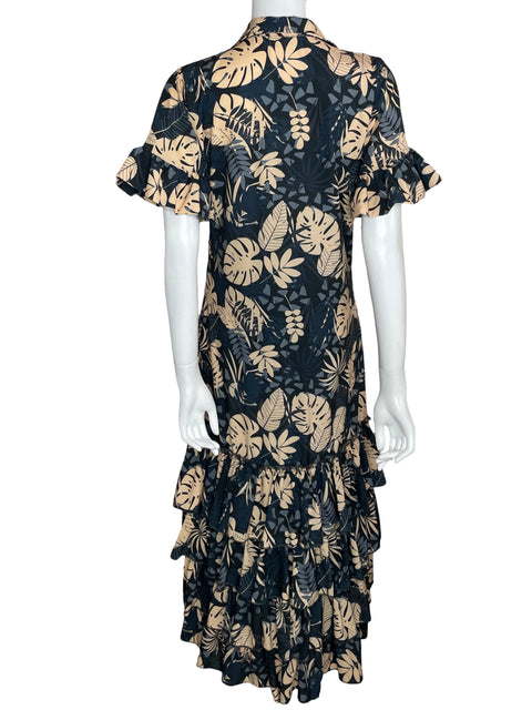 Vestido Essare Camisero Vuelos Azul - Talla S