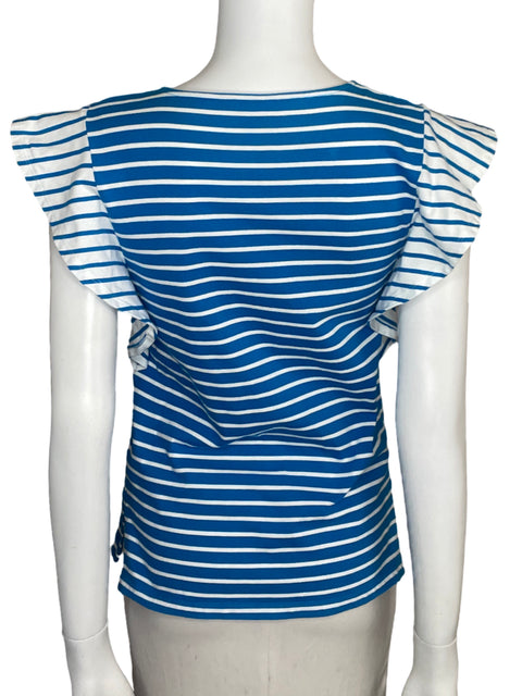 Suéter Ralph Lauren Bicolor Rayas Azul - Talla M