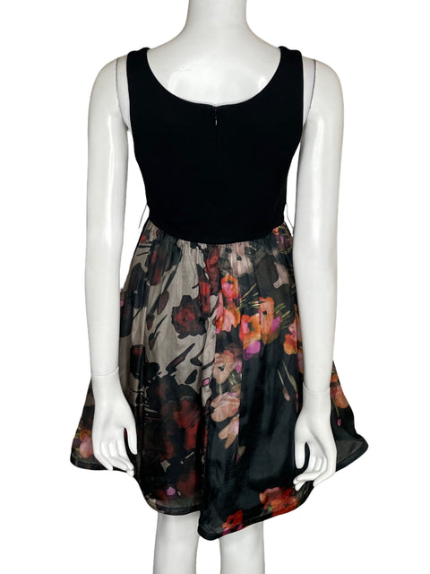 Vestido Alice + Olivia Mini Sin mangas Negro - Talla S