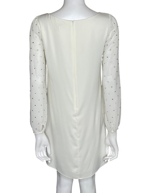 Vestido Erin Pedrería Long sleeve Blanco - Talla 0