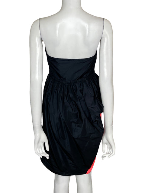 Vestido Marc By Marc Jacobs Strapless Puff Negro - Talla 4