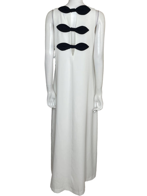 Vestido Cece Maxi Lazos Blanco - Talla M