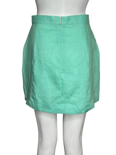 Falda La Brise Mini Aberturas Verde - Talla S