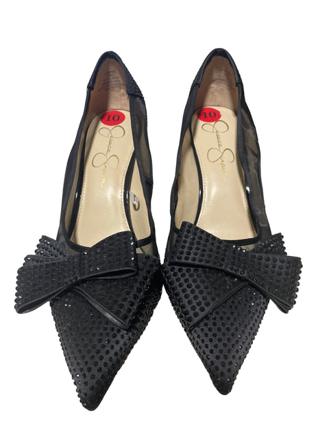 Zapato Jessica Simpson Punta cerrada Lentejuelas Negro - Talla 41