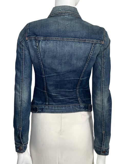 Chaqueta 7 For All Mankind Denim Bolsillos Azul - Talla XS