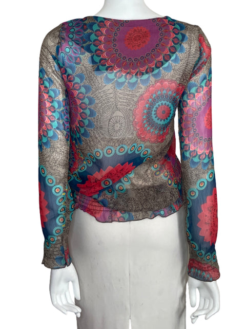 Camisa Desigual Printed Long sleeve Marrón - Talla S