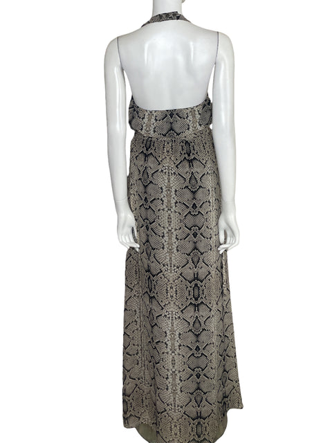 Vestido Jessica Simpson Halter Animal print Beige - Talla 8