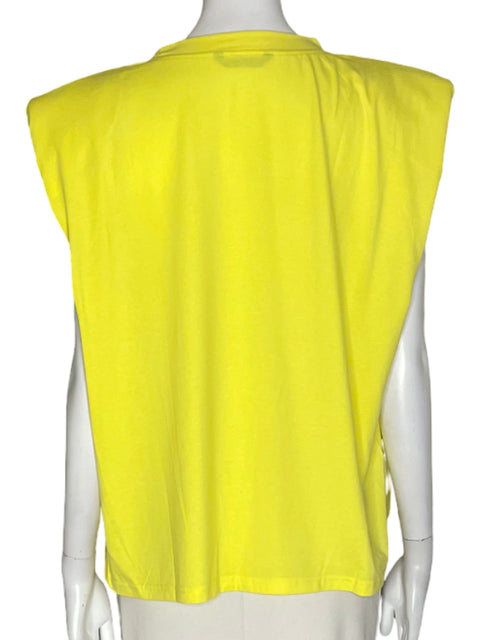 Blusa Tesoro Tps Sin mangas Cuello redondo Amarillo - Talla XXL