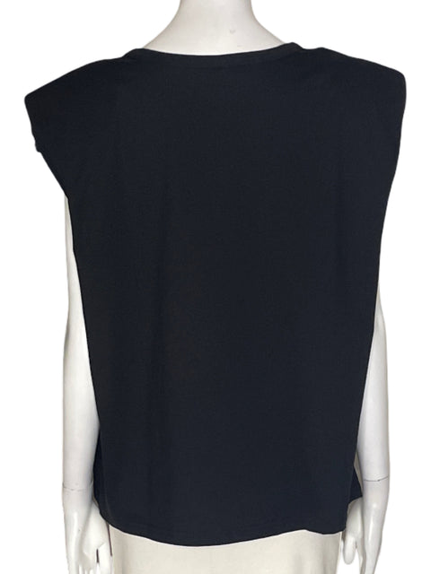 Blusa Tesoro Tps Liso Cuello redondo Negro - Talla L
