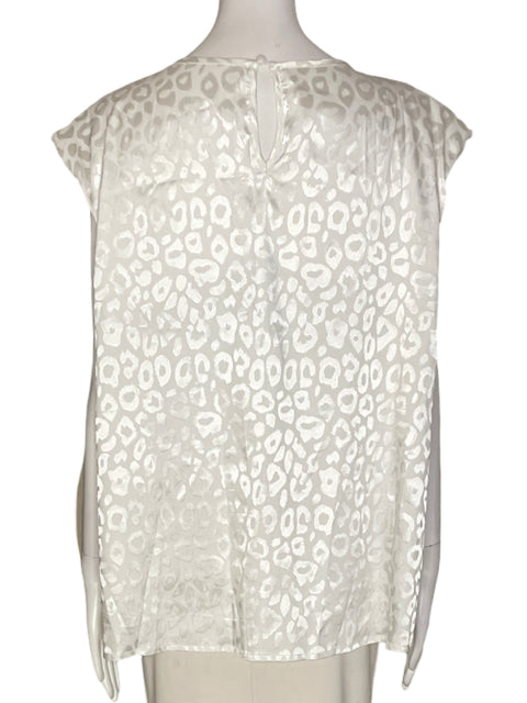 Blusa Tesoro Tps Animal print Sin mangas Blanco - Talla L