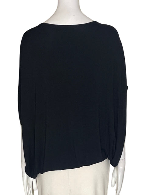 Blusa Vertigo Pedreria Cuello redondo Negro - Talla L