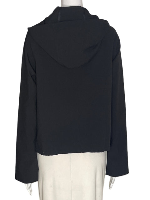 Blusa Guess Zipper Capucha Negro - Talla XL