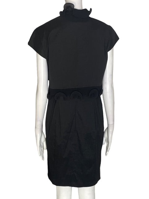 Conjunto S.l Fashions Liso Ruchas Negro - Talla 16