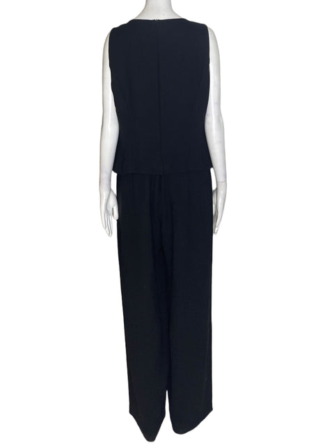 Mono Jones New York Sin mangas Pedreria Negro - Talla 10