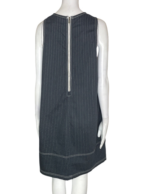 Vestido Adidas Rayas Sin mangas Azul - Talla L