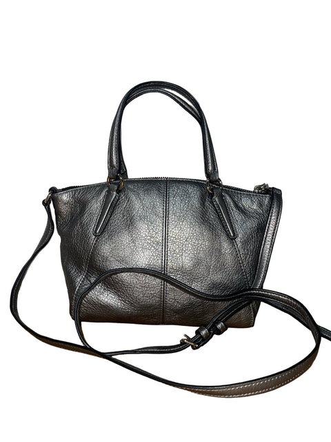 Bolso Coach Mini Metalizado Negro - Talla U