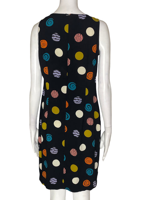 Vestido Tesoro Tps Midi Estampado Azul - Talla S