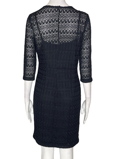 Vestido Emma & Michele Tejido Cuello v Negro - Talla M