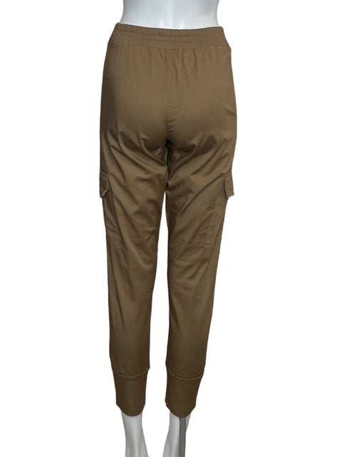 Pantalón Adriana Fernandez Slim Cargo Marrón - Talla XS