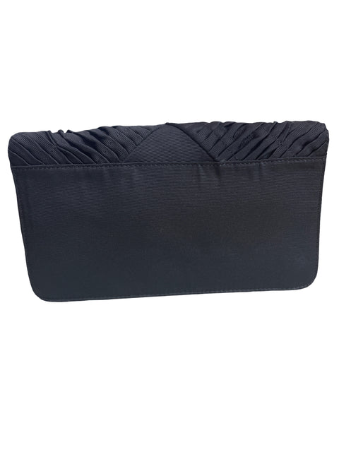 Cartera Zara Cadena Geométrico Negro - Talla U