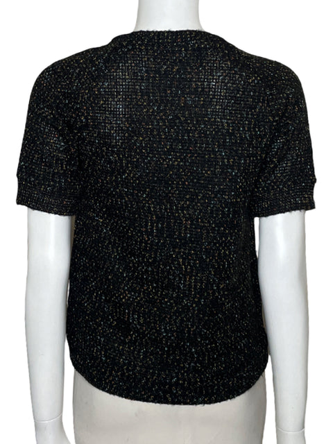 Suéter James Coviello Brocade-spliced tee Negro - Talla S