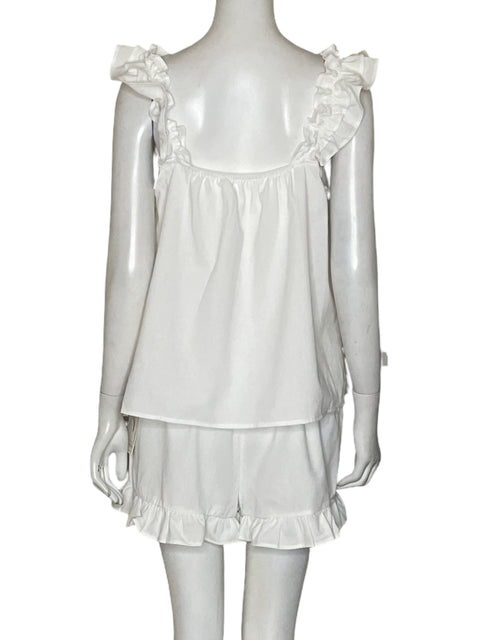 Set Commense Vuelos Algodón Blanco - Talla L