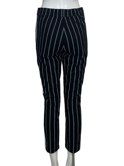 Pantalón Adidas Denim Rayas Algodón Negro - Talla XS