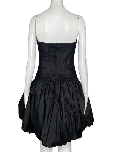 Vestido Pinky & Me Strapless Cocktail Negro - Talla 0
