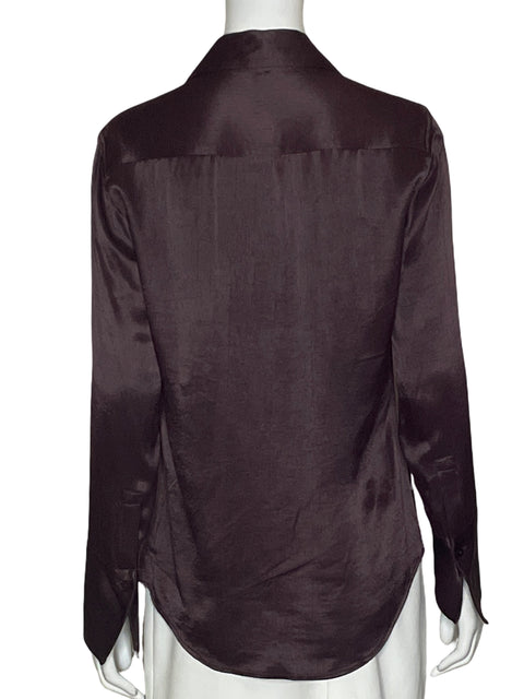 Blusa Zara Liso Marrón - Talla XS