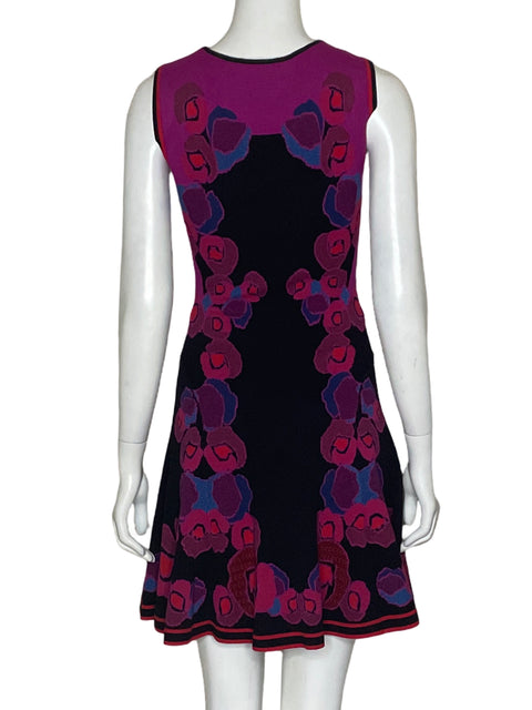 Vestido Diane Von Furstenberg Estampado Negro - Talla S