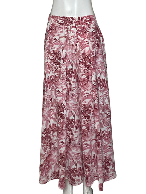 Pantalón Nylon Estampado Rosado - Talla S