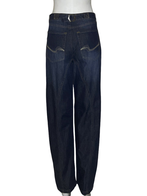 Jean Desigual Liso Azul - Talla 34