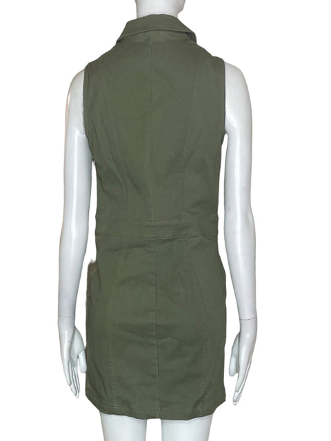 Vestido Haute Monde Sin mangas Verde - Talla S