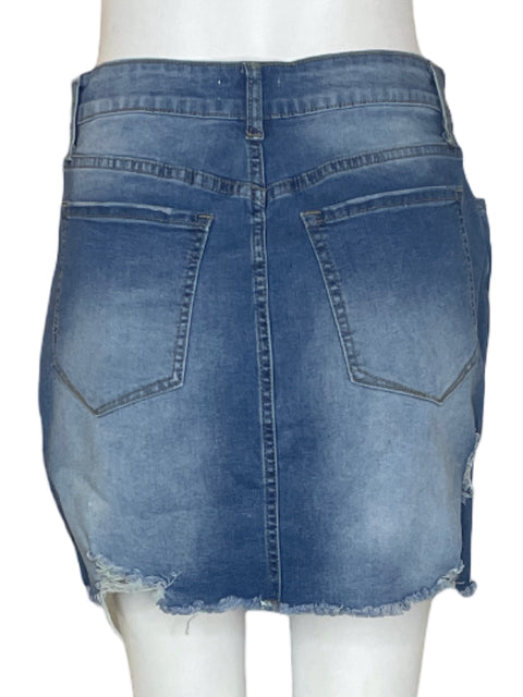 Falda Blue Tortle Liso Mini Azul - Talla S